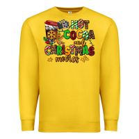 Lemon hot cocoa and christmas movies Premium Sweatshirt - AdoDesignShop