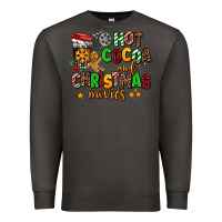 Smoke hot cocoa and christmas movies Premium Sweatshirt - AdoDesignShop