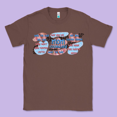 Mom Vocabulary Libbey Glass Classic Tee Designed By Tumblerdesignbyshophia