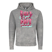 Cloud Rock fight believe hope survive cancer awareness Vintage Hoodie - FaDigitalArtStudio