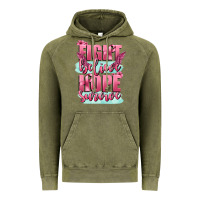 Vintage Olive fight believe hope survive cancer awareness Vintage Hoodie - FaDigitalArtStudio