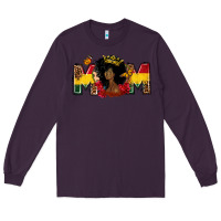 Plum Juneteenth mom Long Sleeve Tee - FaDigitalArtStudio