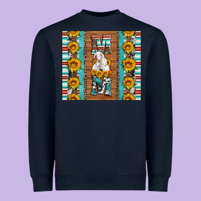 Goat Family Mom Sunflowers Serape Leopard Cowhide Tumbler Heavyweight Sweatshirt Designed By Artiststas