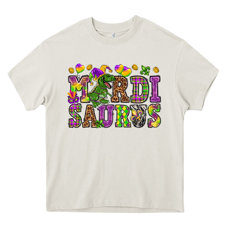 Mardi Saurus Heavy Core Tee by NancyCooperArtShop | Teevron