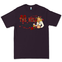 The Hell I Wont With Sassy Pinup Cowgirl Premium Tee | Teevron