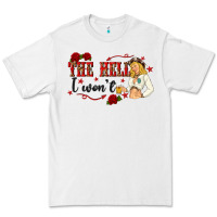 White the hell i wont with sassy pinup cowgirl Premium Tee - texasbilliewilder
