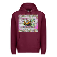 Burgundy I Dig Easter Day Premium Hoodie - CowhideDigitalArt