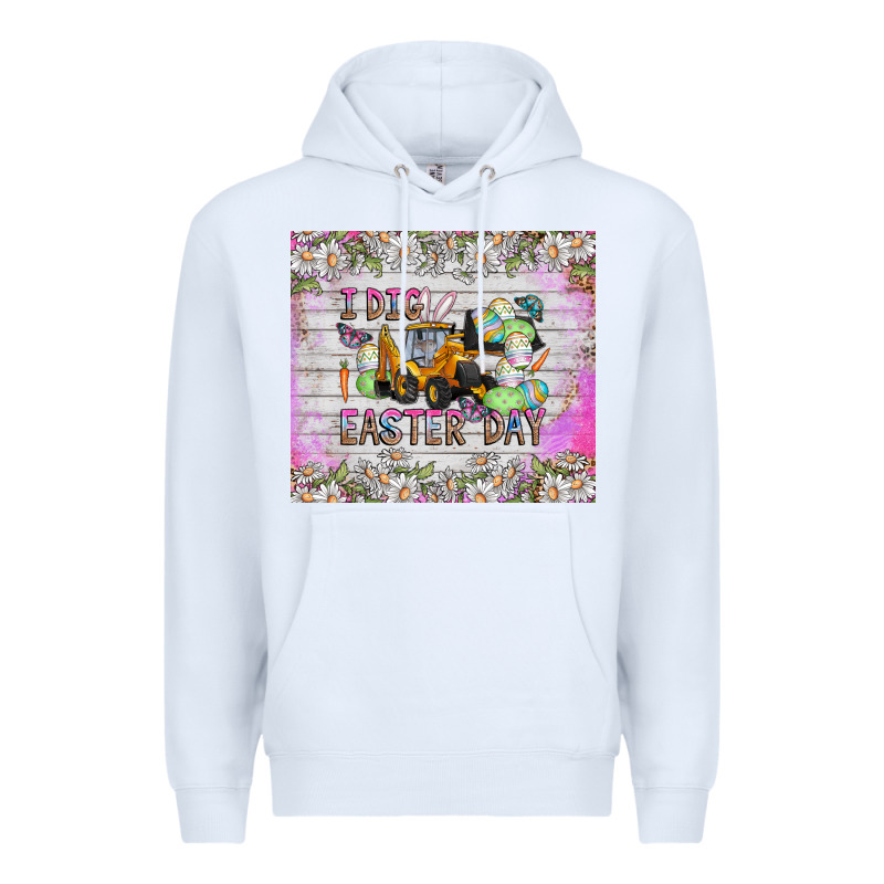 I Dig Easter Day Premium Hoodie by CowhideDigitalArt | Teevron