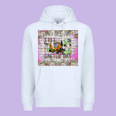 I Dig Easter Day Premium Hoodie Designed By Cowhidedigitalart