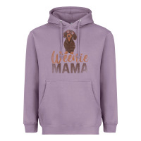 Lavender Dog Lover Women Gift Weenie Mama Pet Mom Wiener Dachshund Heavyweight Hoodie - maiPhamDesign