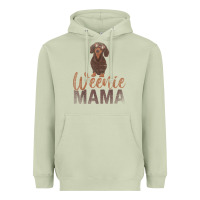 Matcha Dog Lover Women Gift Weenie Mama Pet Mom Wiener Dachshund Heavyweight Hoodie - maiPhamDesign