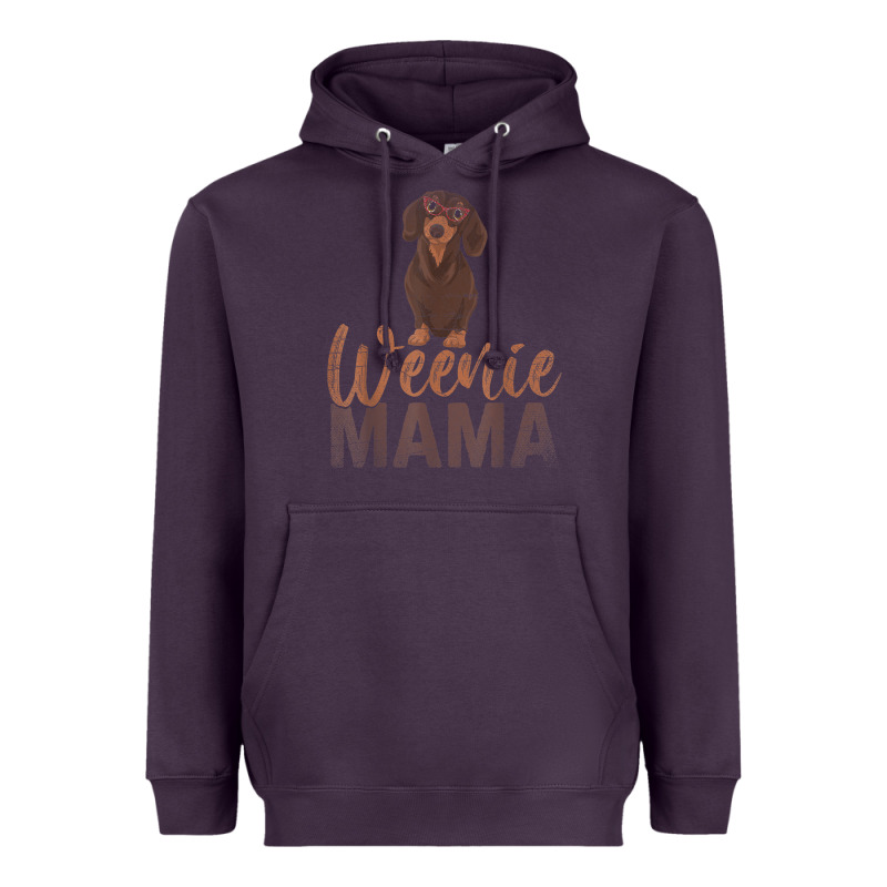 Dog Lover Women Gift Weenie Mama Pet Mom Wiener Dachshund Heavyweight Hoodie by maiPhamDesign | Teevron
