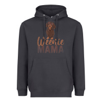 Smoke Dog Lover Women Gift Weenie Mama Pet Mom Wiener Dachshund Heavyweight Hoodie - maiPhamDesign