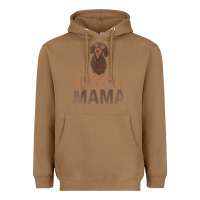 Toasted Coconut Dog Lover Women Gift Weenie Mama Pet Mom Wiener Dachshund Heavyweight Hoodie - maiPhamDesign