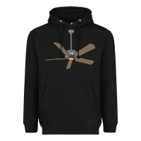 Black ceiling fan lazy diy halloween costume funny easy t shirt Heavyweight Hoodie - maiPhamDesign