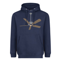 Navy ceiling fan lazy diy halloween costume funny easy t shirt Heavyweight Hoodie - maiPhamDesign