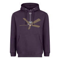 Plum ceiling fan lazy diy halloween costume funny easy t shirt Heavyweight Hoodie - maiPhamDesign