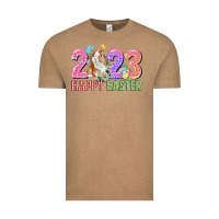 Vintage Coffee 2023 Happy Easter Vintage Tee - CowGirlArtShop