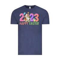Vintage Denim 2023 Happy Easter Vintage Tee - CowGirlArtShop