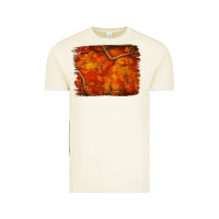 Vintage Arctic orange hunter camouflage pattern brushstroke Vintage Tee - Jasminsmagicworld