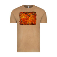 Vintage Camel orange hunter camouflage pattern brushstroke Vintage Tee - Jasminsmagicworld