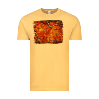 Vintage Mustard orange hunter camouflage pattern brushstroke Vintage Tee - Jasminsmagicworld