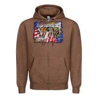 Chestnut 1776 4th of july background Zipper Hoodie - BarkalooDesign