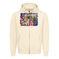 Sandshell 1776 4th of july background Zipper Hoodie - BarkalooDesign