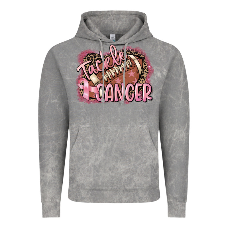 Tackle Cancer Football Vintage Hoodie by FaDigitalArtStudio | Teevron