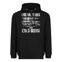 Black liberal tears and cold beers   funny political t shirt Heavyweight Hoodie - maiPhamDesign