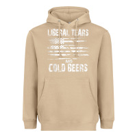 Mushroom liberal tears and cold beers   funny political t shirt Heavyweight Hoodie - maiPhamDesign