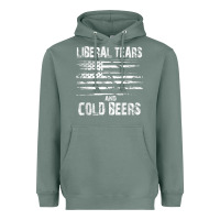 Sage liberal tears and cold beers   funny political t shirt Heavyweight Hoodie - maiPhamDesign