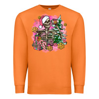 Carrot pink coffee gifts christmas skeleton coffee Premium Sweatshirt - AdoDesignShop