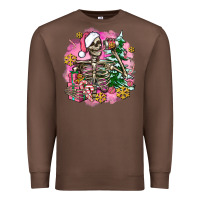 Chestnut pink coffee gifts christmas skeleton coffee Premium Sweatshirt - AdoDesignShop