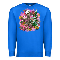 True Royal pink coffee gifts christmas skeleton coffee Premium Sweatshirt - AdoDesignShop