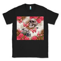 Black skulls and roses tumbler Classic Tee - TumblerDesignByShophia