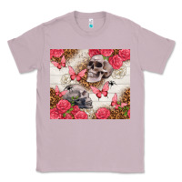 Lilac skulls and roses tumbler Classic Tee - TumblerDesignByShophia