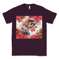 Plum skulls and roses tumbler Classic Tee - TumblerDesignByShophia