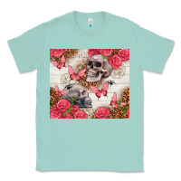 Seafoam skulls and roses tumbler Classic Tee - TumblerDesignByShophia