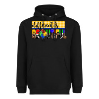Black different is beautiful Heavyweight Hoodie - AdoDesignShop