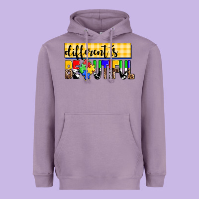 Different Is Beautiful Heavyweight Hoodie Designed By Adodesignshop