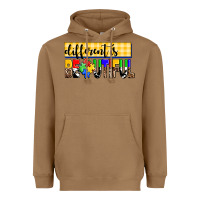 Toasted Coconut different is beautiful Heavyweight Hoodie - AdoDesignShop