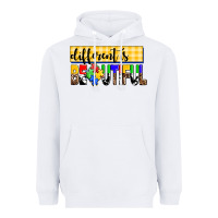 White different is beautiful Heavyweight Hoodie - AdoDesignShop