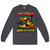 Smoke Steppin' into Juneteenth Long Sleeve Tee - FaDigitalArtStudio