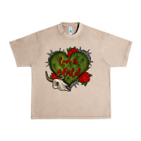 French Oak love is wild with bullskull olivia Urban Heavy Tee - OliviaCreatesArt