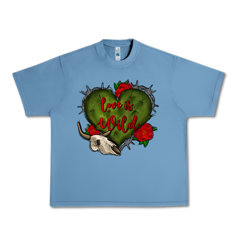 Love Is Wild With Bullskull Olivia Urban Heavy Tee by OliviaCreatesArt | Teevron