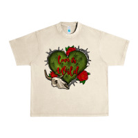 Sandshell love is wild with bullskull olivia Urban Heavy Tee - OliviaCreatesArt