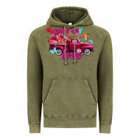 Vintage Olive Loads of love Valentine's day truck Vintage Hoodie - FaDigitalArtStudio