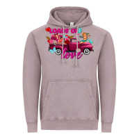 Vintage Zinc Loads of love Valentine's day truck Vintage Hoodie - FaDigitalArtStudio