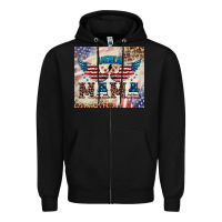 Black american mama Zipper Hoodie - BarkalooDesign